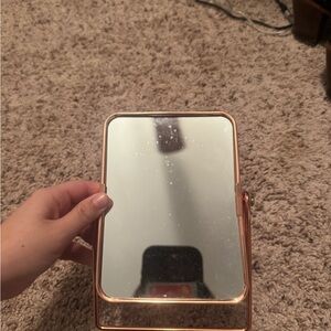 Chic Rose Gold Vanity Mirror